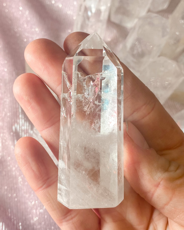 Clear Quartz Tower {REG 45-85 mm}