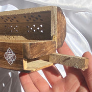 Seven Chakra Wooden Incense Box