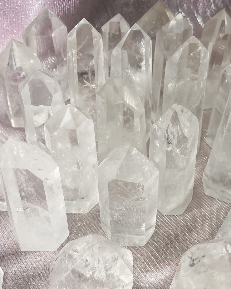 Clear Quartz Tower {REG 45-85 mm}