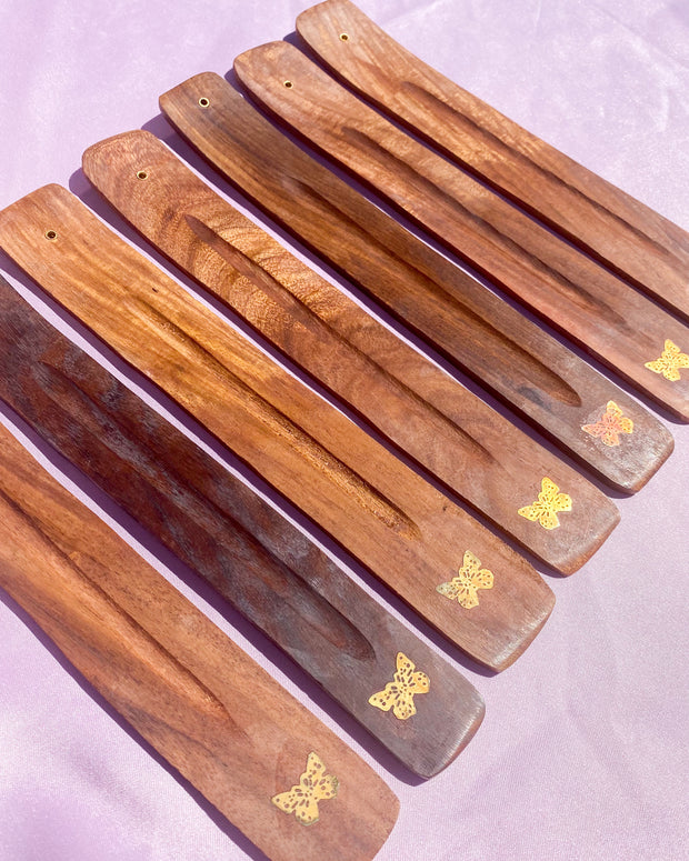 Butterfly Wooden Incense Holder