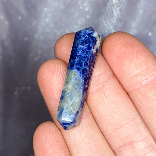 Double Terminated Sodalite Points