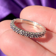 Flower 925 Sterling Silver Ring