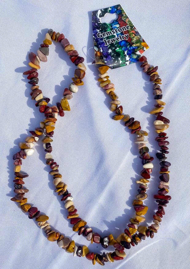 Mookaite Chip Necklace