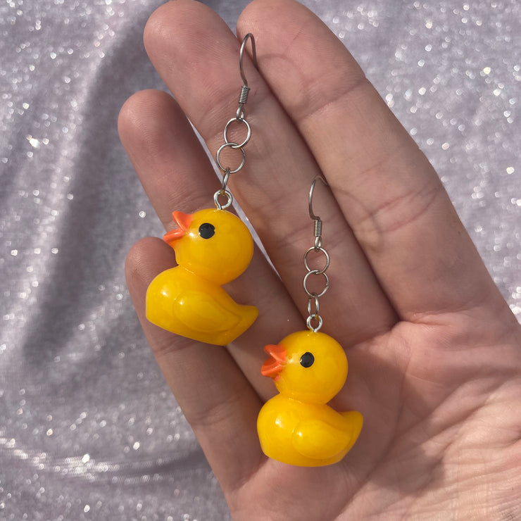 Rubber Duck Earrings – Live in the Light