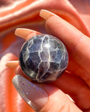 Iolite Sunstone Sphere
