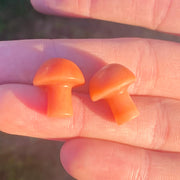 Orange Aventurine Mushroom