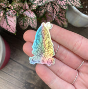 Live in the Light Holographic Sticker