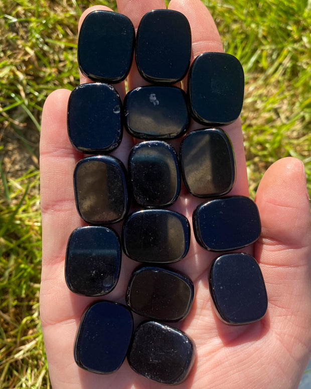 Obsidian Smooth Stone