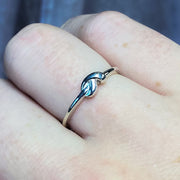 Celtic (Pretzel) Knot 925 Sterling Silver Stackable Ring
